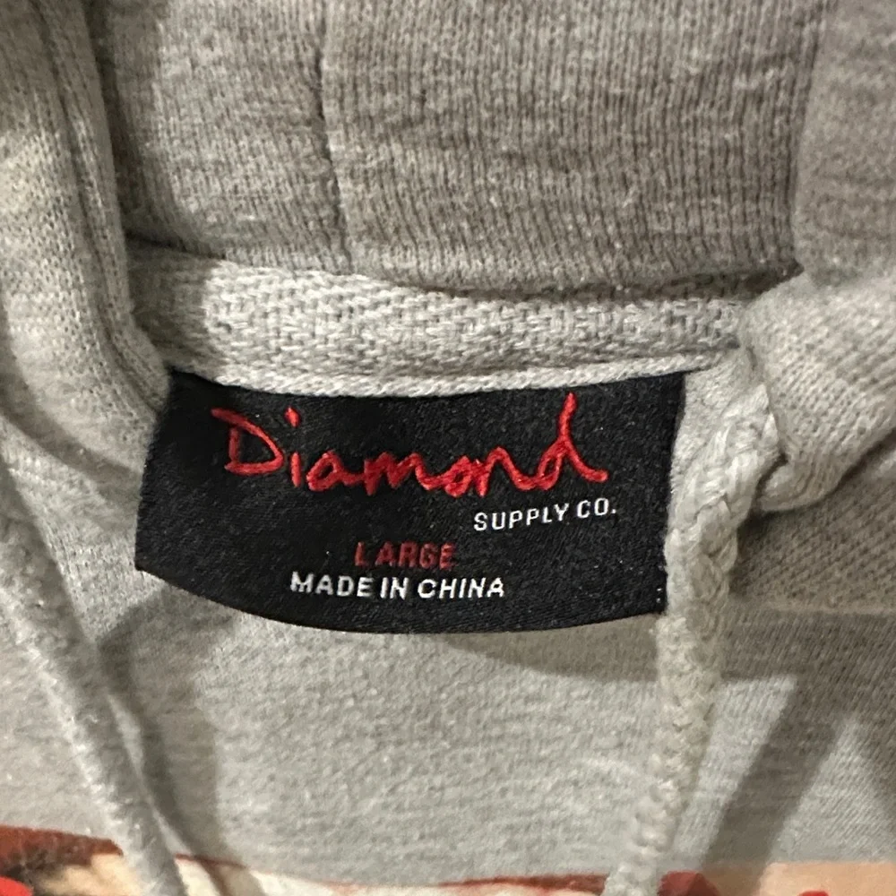 Diamond Supply Co. Gray Graphic Hoodie - Picture 2 of 7